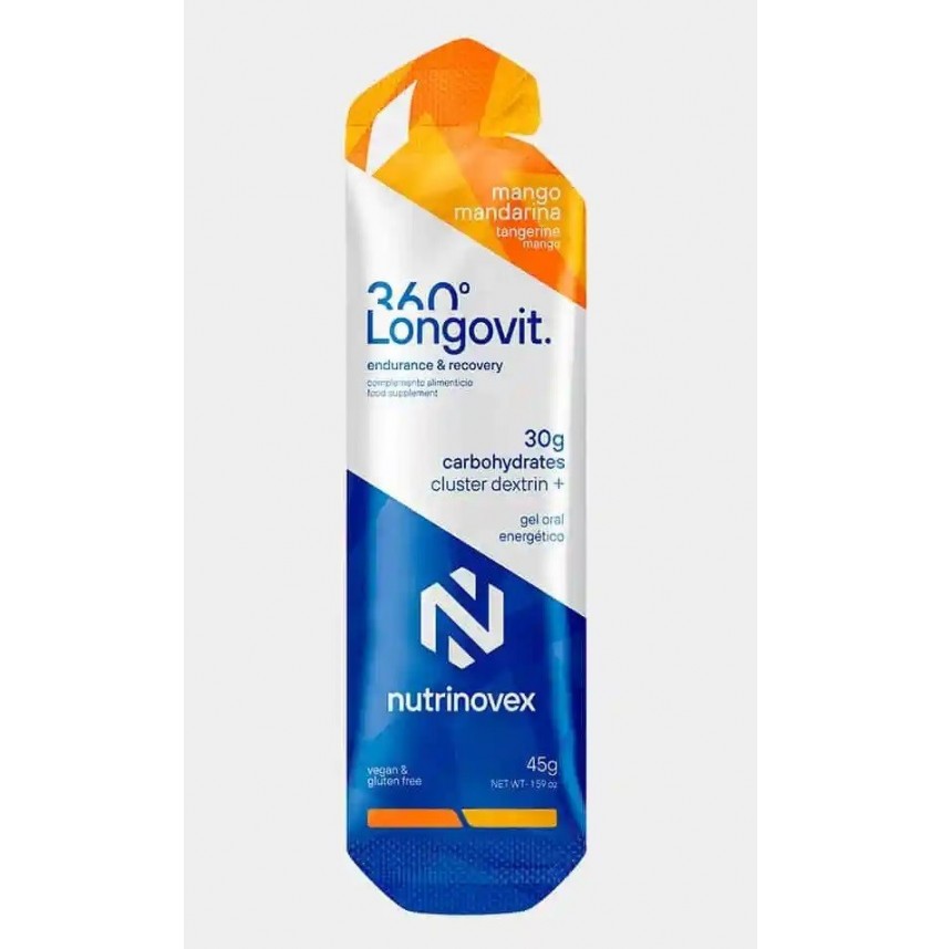 NUTRINOVEX LONGOVIT 360 GEL Mango | Mandarina